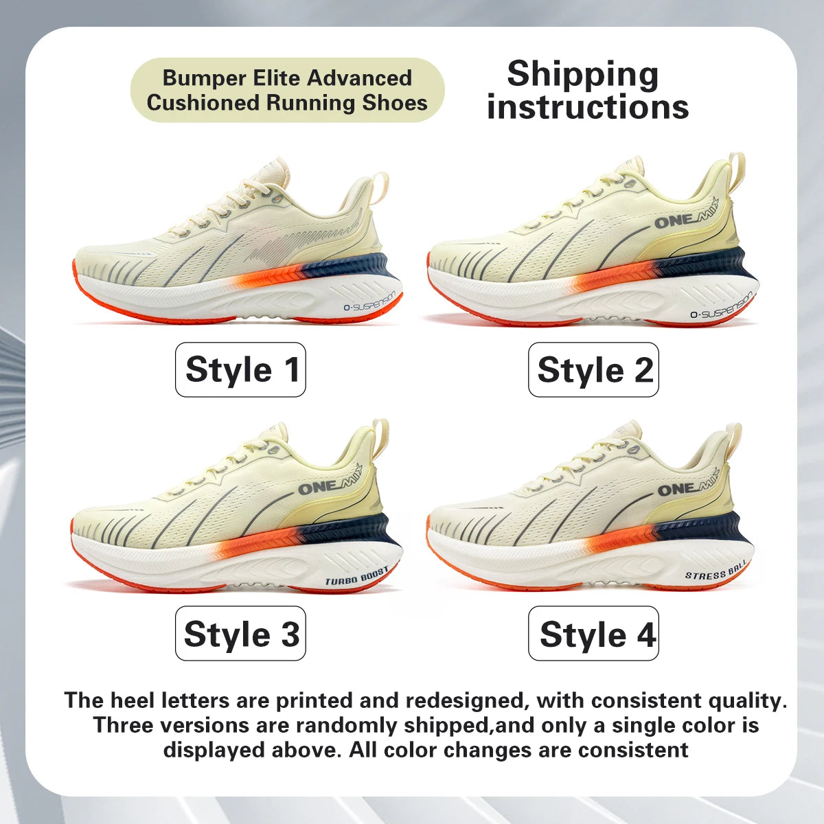 ONEMIX New Cushioning Running Shoes For Men Suitable Heavy Runners Lace Up Sports Women Non-slip Outdoor Athletic Male Sneakers